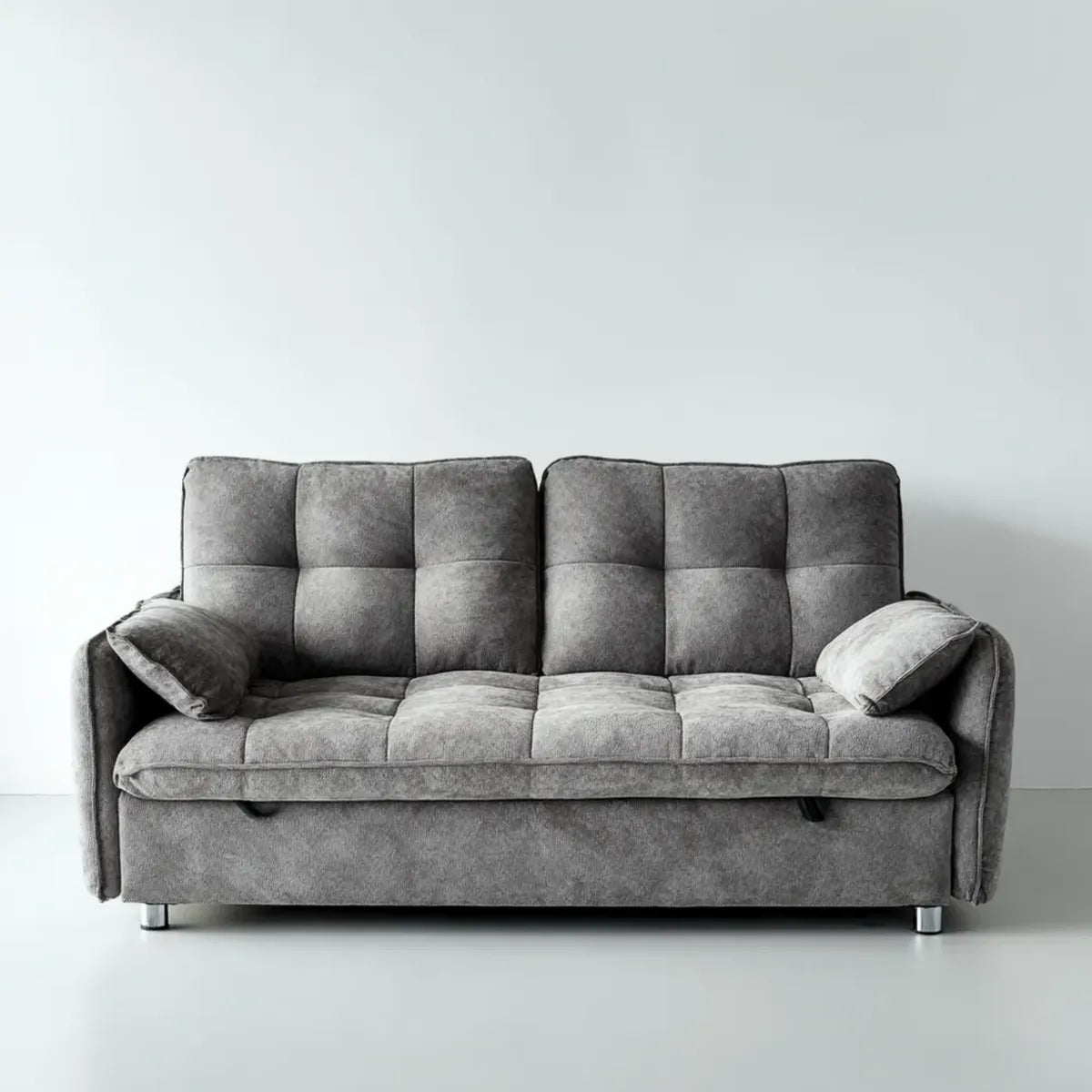 Sofa, Podwójna sofa podwójna sofa w szarym poliestrze 160 x 90 x 90 cm